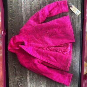 Cherokee Kids Vibrant Pink Pea Coat